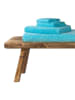 Schiesser 4-delige set: handdoeken "Skyline" turquoise
