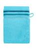 Schiesser 5-delige set: washandjes "Skyline" turquoise