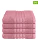 Schiesser 4er-Set: Handtücher "Milano" in Rosa