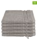 Schiesser 5er-Set: Waschhandschuhe ''Milano'' in Grau