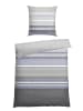 Schiesser Fijnbiber beddengoedset "Pino" grijs