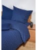 Schiesser Fijnbiber beddengoedset "Drops" blauw