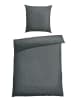 Schiesser Fijnbiber beddengoedset "Drops" grijs