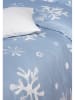 Schiesser Fijnbiber beddengoedset "Skadi" lichtblauw