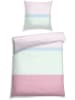Schiesser Komplet pościeli renforcé "Tomke" w kolorze zielono-różowym