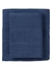 Schiesser 4-delige set: handdoeken "Turin" donkerblauw