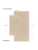 Schiesser 4-delige set: handdoeken "Turin" beige