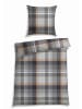 Schiesser Fijnbiber beddengoedset "Owain" grijs