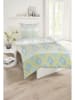 Schiesser Renforcé-Bettwäsche-Set "Roji" in Grün/ Hellblau