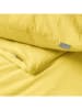 Schiesser Komplet pościeli "Laura" w kolorze żółtym z kory