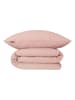 Schiesser Seersucker-Bettwäsche-Set "Laura" in Rosa