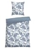 Schiesser Komplet pościeli renforcé "Elisa" w kolorze biało-niebieskim