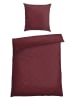 Schiesser Komplet pościeli renforcé "Warming" w kolorze bordowym