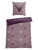 Schiesser Fijnbiber beddengoedset "Emil" paars