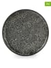 Salt and Pepper 2er-Set: Dessertteller ''Gravel" in Schwarz - Ø 20 cm