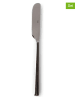 Salt and Pepper 6er-Set: Buttermesser "Terno" in Silber/ Schwarz - (H)16 cm