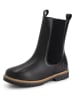 TRAVELIN' Leder-Chelsea-Boots "Ferring" in Schwarz