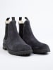 PAUL VESTERBRO Leder-Chelsea-Boots in Dunkelblau