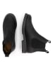TRAVELIN' Leder-Chelsea-Boots in Schwarz