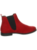 Think! Leren chelseaboots rood