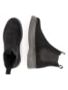 TRAVELIN' Leder-Chelsea-Boots in Schwarz