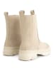 TRAVELIN' Leren chelseaboots beige