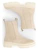 TRAVELIN' Leren chelseaboots beige