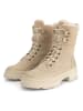 TRAVELIN' Leder-Winterstiefel "Tremblant" in Beige
