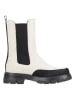 rieker Chelsea-Boots in Schwarz/ Creme
