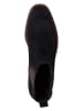 Paul Green Leder-Chelsea-Boots in Schwarz