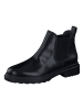 Paul Green Leder-Chelsea-Boots in Schwarz