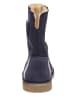 kmins Leder-Winterstiefel in Dunkelblau