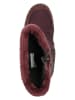 El Naturalista Leder-Winterstiefel in Aubergine