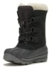 Kamik Leder-Winterstiefel "Snowdash" in Schwarz