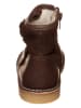 kmins Leder-Winterboots in Dunkelbraun