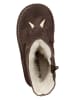 kmins Leder-Winterboots in Dunkelbraun