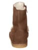 kmins Leder-Winterboots in Braun