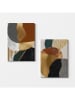 ABERTO DESIGN 2-delige set: kunstdrukken op canvas