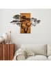 ABERTO DESIGN Wanddekoration "Tree" in Braun/ Hellbraun