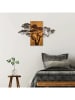 ABERTO DESIGN Wanddekoration "Tree" in Braun/ Hellbraun