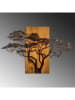 ABERTO DESIGN Wanddecoratie "Tree" bruin/lichtbruin