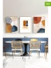 ABERTO DESIGN 3er-Set: Gerahmte Kunstdrucke - (B)33 x (H)48 cm