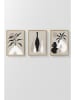 ABERTO DESIGN 3er-Set: Gerahmte Kunstdrucke - (B)33 x (H)48 cm