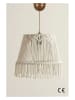ABERTO DESIGN Hängeleuchte in Creme - (H)57 x Ø 30 cm