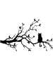 ABERTO DESIGN Wanddekor "Cat" - (B)80 x (H)50 cm