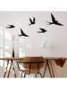 ABERTO DESIGN 5-delige set: wanddecoratie "Crow"