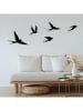 ABERTO DESIGN 5-delige set: wanddecoratie "Crow"