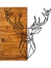 ABERTO DESIGN Wanddekor "Deer" - (B)56 x (H)58 cm