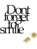 ABERTO DESIGN LED-Wanddekor "Dont Forget To Smile" - (B)70 x (H)67 cm