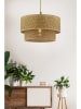 ABERTO DESIGN Hanglamp beige/goudkleurig - Ø 30 cm